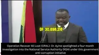 Operation Recover All Loot (ORAL)