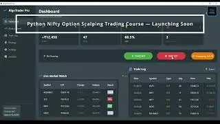 Курс по созданию торгового бота для скальпинга опционов Nifty на Python | Автоматизация сделок | ...