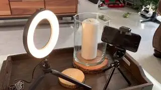 MACTREM Brand LED Ring Light Kit-Unboxing, Assembly, Use and Review; Part# M-A001