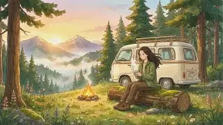 I Spent a Quiet Day Camping on a Mountain &mdash; Ghibli-Inspired Van Life