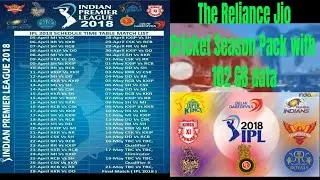Reliance jio ipl offer 2018.(Rs. 251 only and offers data of 102 GB)