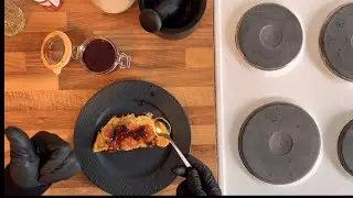 Delicious omelette with crispy chilli oil for a slow morning 😋