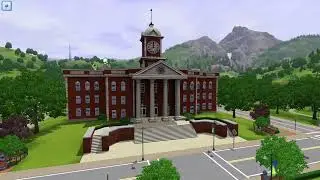 The Sims 3 - Sunset Valley - 333 Main Street - City Hall