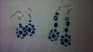 ARETES AZUL MARINO