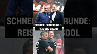 San&eacute;, Selke, Meisterschaft: Schnellfragerunde mit Thomas Reis und Markus Gisdol #shorts