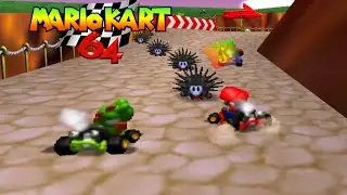 Super Smash Kart 64 HD Textures Mode Easy Mario (Gameplay Android)