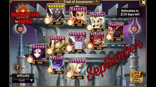 TOA Hell, сентябрь 2025, этап 1&ndash;10 (4900 очков) &mdash; Summoners War