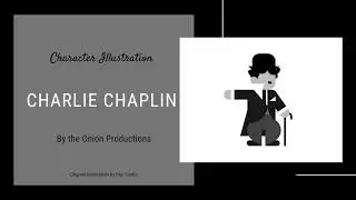 CSS Character Illustration - #06 - Charlie Chaplin
