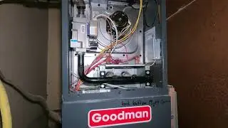 GOODMAN 80% FURNACE DIRTY FLAME SENSOR DIAGNOSE CLEAN AND INSTALL