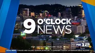 FOX 12 Plus (KPDX) 9 O'Clock News open + close [new graphics]: Dec. 23, 2020