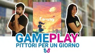 Canvas, Partita Completa al Gioco da Tavolo dei dipinti su carte trasparenti!