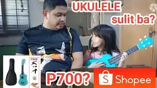 Ukulele for beginners - UNBOXING | from Shopee | Sulit ba?