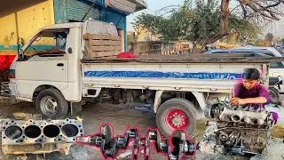 Hyundai Shehzore Complete Engine Repair in Mechanic Shop Engine Information Video