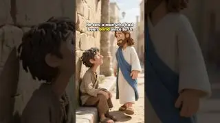 Bible Story: The Blind Man Sees 🙏 #LittleVoiceOfFaith #god #biblestory #faith #jesus #jesuschrist