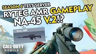1-TAP NA-45 V.2!? Rytec AMR Gameplay | CODM Season 6 Test Server (Android Download at description)