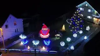Nowa Wioska Iluminacja Świąteczna z drona 2025