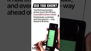 #IBM Simon was the first touchscreen #phone, launched in 1994 &mdash; not the #iPhone! #history