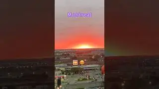 Montreal Sunset 🌅 😍😇 #viral #canada #calgary #montreal #shorts #youtubeshorts #fun