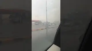 Winter 1st raining In Kuwait #foryou #kuwaitview #sunset #public #famous
