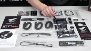 GIGABYTE AORUS 200 Series (Z270X) GAMING 9 Motherboard Unboxing Overview