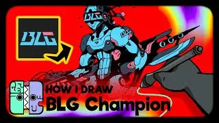 How I Draw BLG  Champion I MSI I League of Legends
