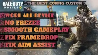 #codmconfig #Samuraigaming THE BEST Config CUSTOM 3 COD Mobile |CODM CONFIG season 12