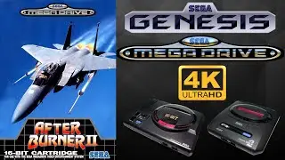 After Burner II [SEGA GENESIS / MEGA DRIVE] Gameplay Walkthrough FULL GAME [4K60ᶠᵖˢ🔴]