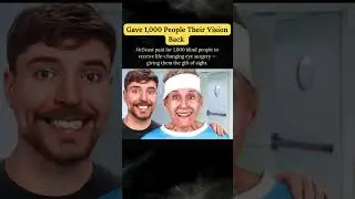 Mr Beast Helped 1,000 Blind People See Again