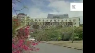 late 1960s Mid-Century Modern Oceanic Hotel Mombasa, Ernst May