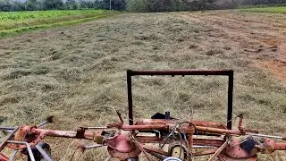 Picking up equipment for my buddy and tedding hay Gerraldfarms