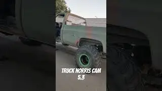 truck Norris cam on 5.3 #offroading #mud  #sqaurebody #k30 #cucv #trucknorris #btr #btrcam