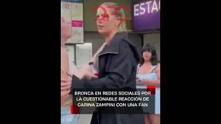 Bronca en redes sociales por la cuestionable reacci&oacute;n de Carina Zampini con una fan