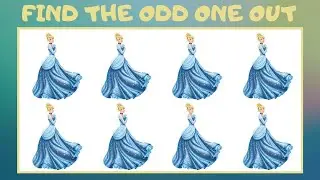 Find The Odd One Out: Cinderella