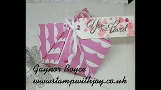 Origami pentagon shaped box start to finish