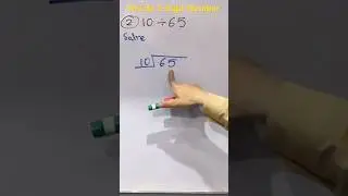 Division Of 2-Digit By 2-Digit Number | #maths #education #division #ytshorts # ytvideo