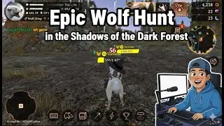 Dark Forest Hunt | The Wolf Gameplay 🐺