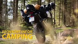 Provk&ouml;rt packningen inf&ouml;r min f&ouml;rsta MC-camping