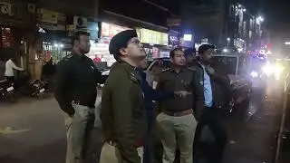 Ratlam-Police officers conducted flag march