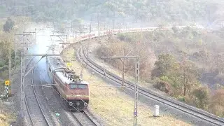 NEVER SEEN BEFORE - Hot Wheels By Express Train Descending Bhor Ghats Due To Extreme Heat & Friction