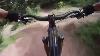 Canyons Mountain Bike Park in Park City, Utah - Split Decision