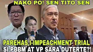 VP SARA DUTERTE AT PBBM PAREHAS MA I-IMPEACHMENT TRIAL?!