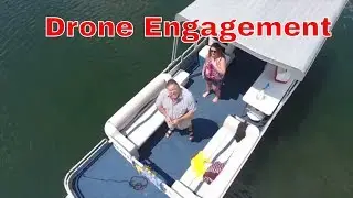 Best Drone Wedding Proposal to Boat