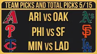 FREE MLB Picks Today 5/15/23 Baseball MLB Picks and Predictions