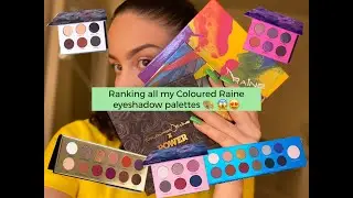 Ranking all of my Coloured Raine palettes