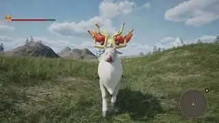 Riding a Wyrdeer in Unreal Engine 5