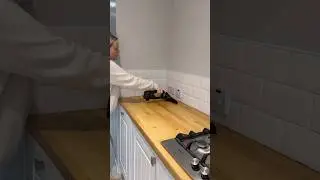 Cleaning my kitchen counter 🧼🫧 #shorts #cleaning #speedcleaning