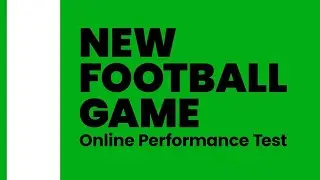 New Football Game Online Performance Test (PS4, PS StoreDemo) - Тестируем новый футбольный симулятор