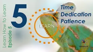 Learn How to Learn Episode 5 (Requires Time, Dedication, Patience)
