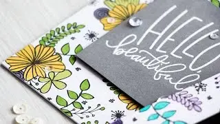 Hello Beautiful Stamped Patterns