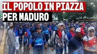 Caracas, il popolo in piazza per Maduro